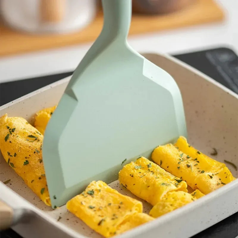Silicone Spatula Cooking Utensils Beef Meat Egg Kitchen Scraper Wide Pizza Shovel Frying Non Stick Spatula Kitchenware Tools Oasis Select