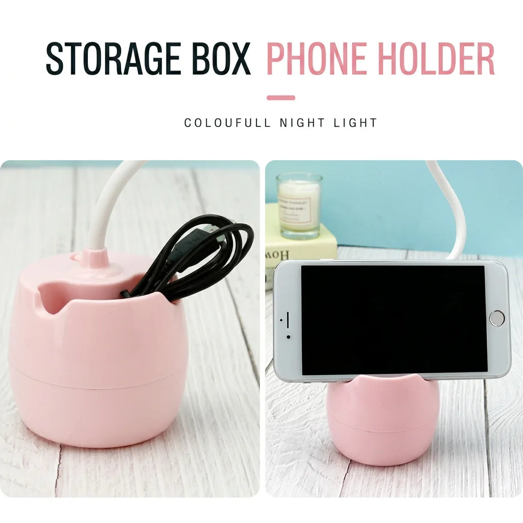 Pen Holder Lamp Multi-Functional Usb Reading Light Eye-Friendly Study Lamp Flexible Led Desk Lamp For Office Stations Bedroom Oasis Select