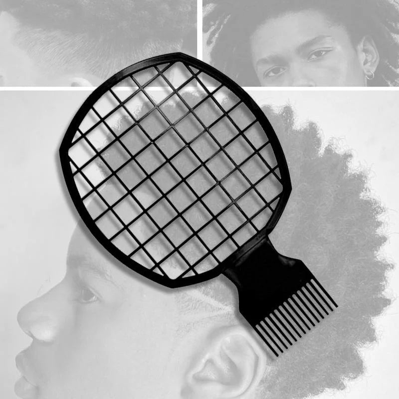 2pcs Afro Twist hair comb sponge for men and women's curly hair sponge brush for hairdressers and personal curly hair styling Oasis Select
