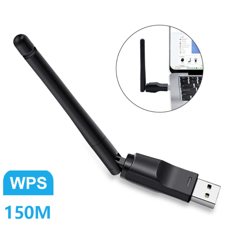 150Mbps Mini USB WiFi Adapter 2.4GHz Antenna 802.11n/g/b USB WiFi Adapter Oasis Select