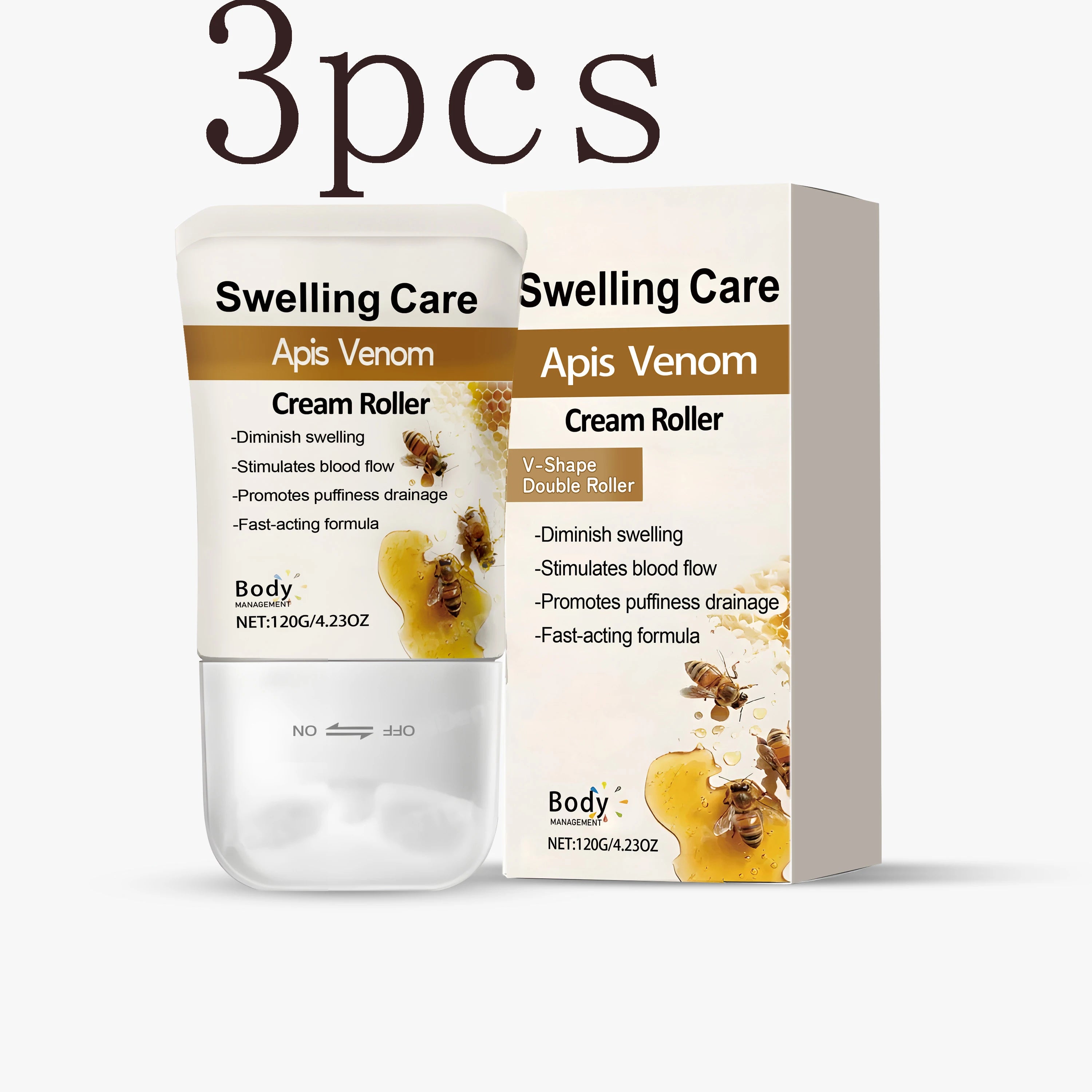 Hydrating Neck Roller Cream – Firms, Plumps & Moisturizes Neck Roller Cream Oasis Select 3pcs