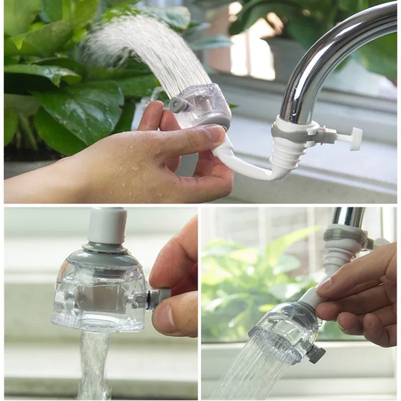 360° Adjustment Kitchen Faucet Extender Dual Mode Water Saving Pressurize Faucet Extender Filter Sprayer Bathroom Kitchen Gadget Oasis Select