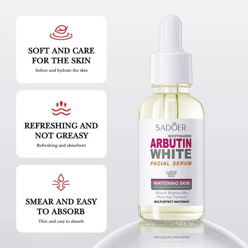 3-Pack Arbutin Brightening Face Serum – Hydrating & Firming Brightening Face Serum Oasis Select