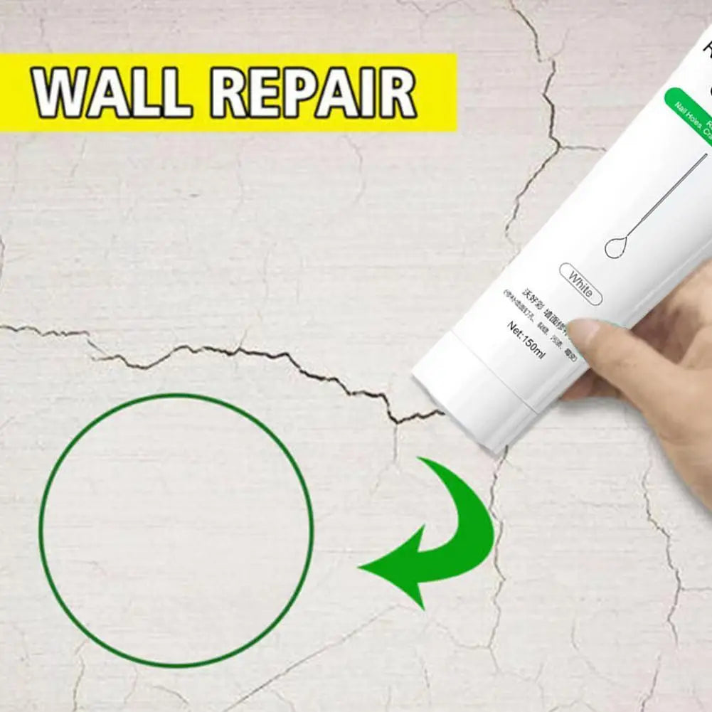 150g Wall Repair Agent Wall Repair Paste Crack Nail Eye Repair Cream Quick-drying Waterproof Mildewproof Smooth Patch Recovery Oasis Select