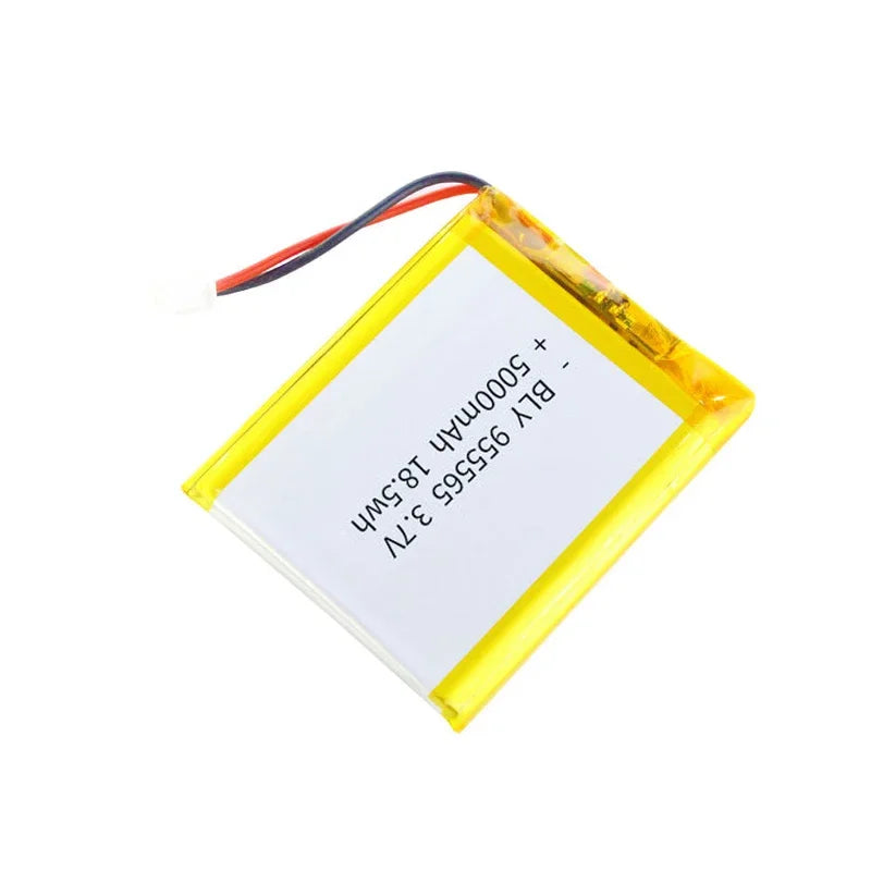 1-20 PCS 955565 Polymer Lithium Battery 3.7V 5000mAh Lithium Ion Battery For Power Bank GPS 100% Real Capacity Oasis Select 9PCS
