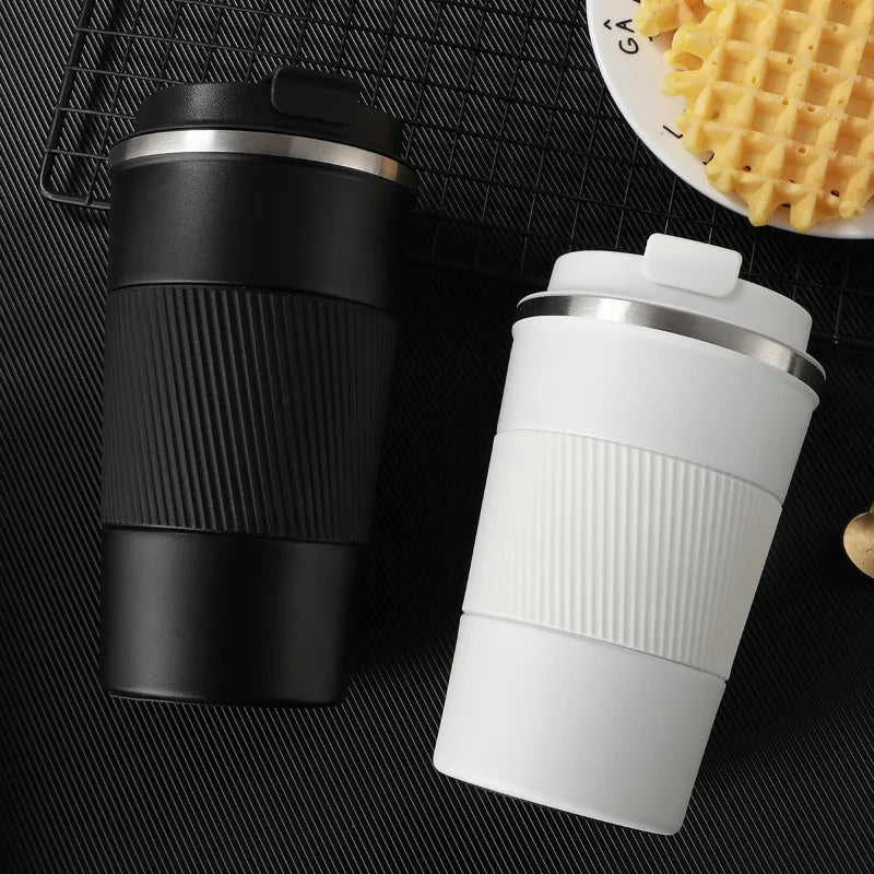 380/510ML Stainless Steel Travel Mug, Double-Walled Vacuum Cup, Ideal for Hot and Cold Beverages, Gym, and Car Use Holiday Gift Oasis Select