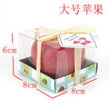 Creative Christmas Eve Gifts Apple Candles Fruit Candles Birthday and Christmas Decorations Oasis Select L-8x8x6.5CM