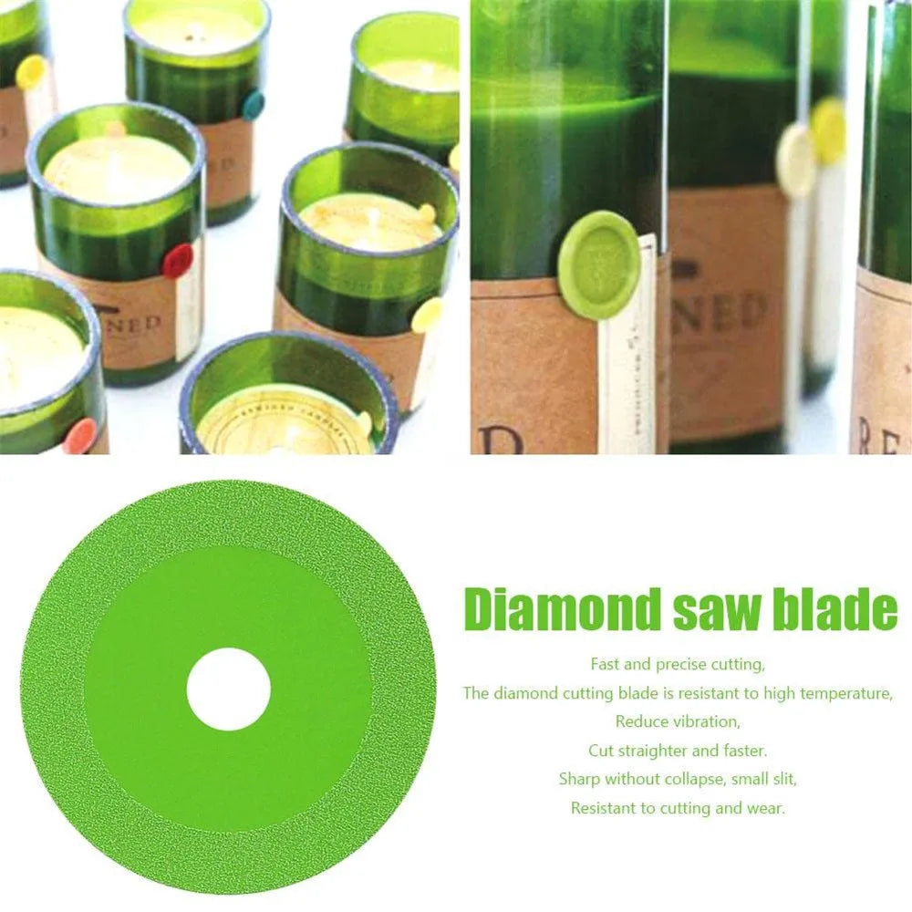 φ100/115/125x22.23mm Glass Cutting Disc Diamond Marble Saw Blade Ceramic Tile Jade Special Polishing Cutting Blade Sharp Brazing Oasis Select