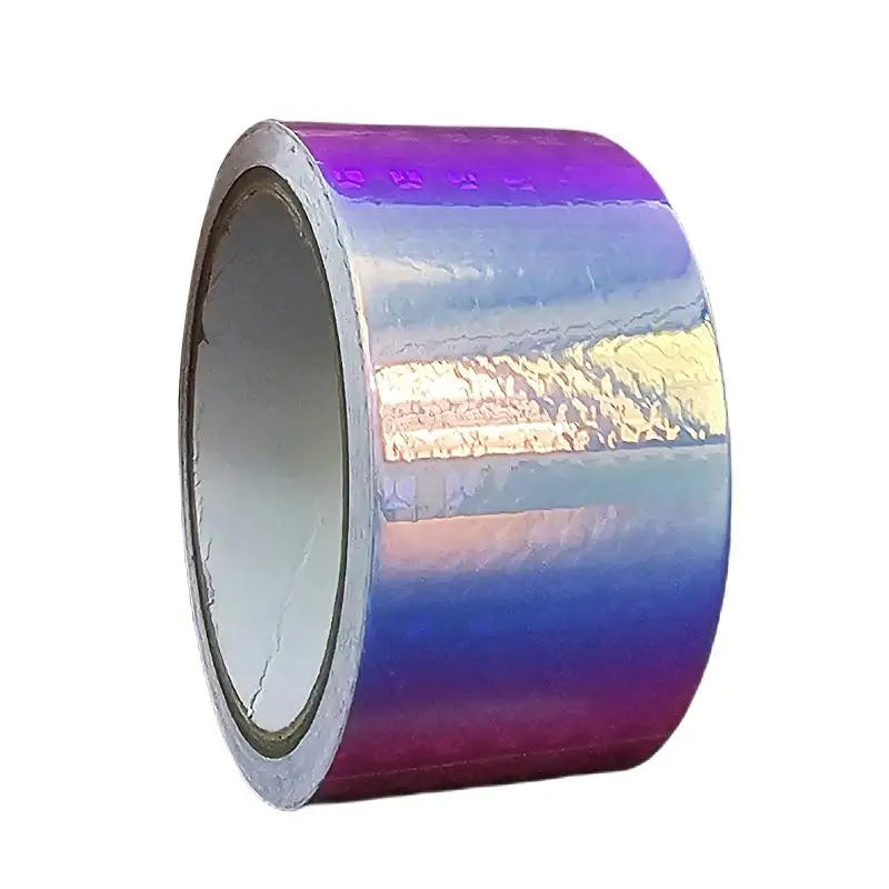 Night Reflective Strip Wheel Hub Warning Sticker Night Riding Colorful Laser High Viscosity Colorful Reflective Tape Sticker Oasis Select