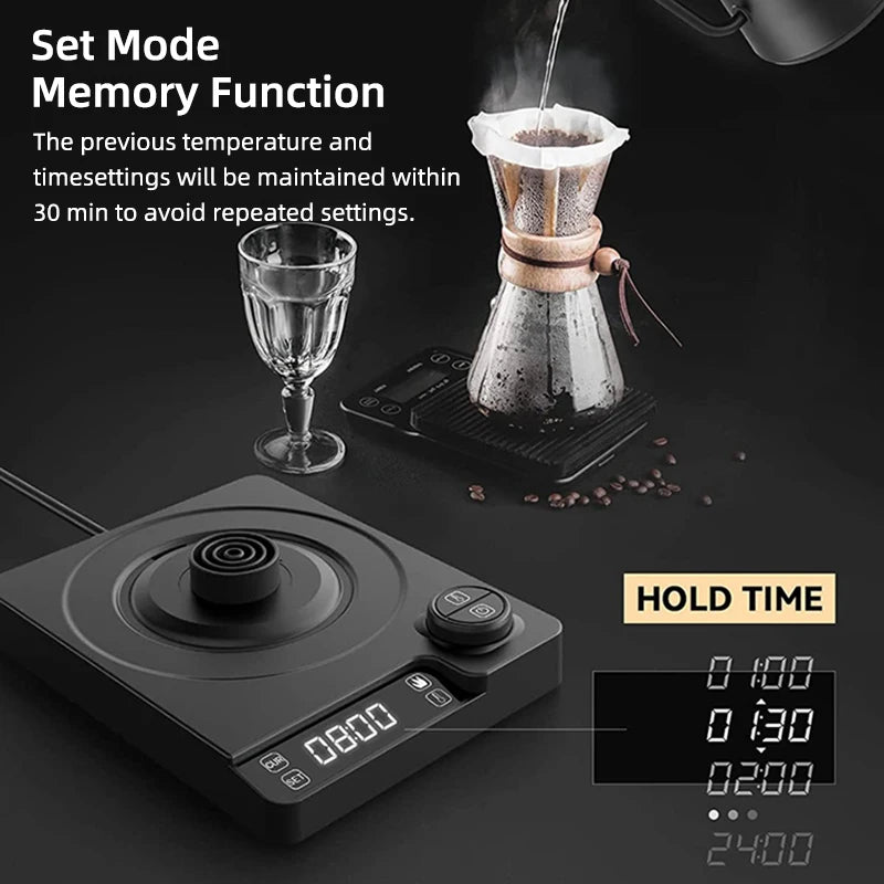 URGGU 1L Gooseneck Electric Kettle | 1200W Temp Control