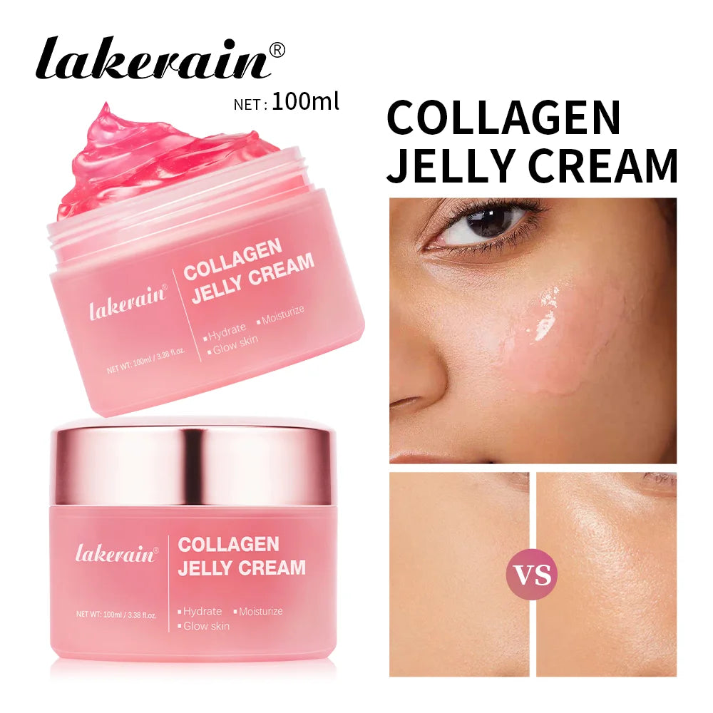100ml Anti Aging Collagen Face Cream, Niacinamide Moisturizing Hydrating Facial Gel, Skin Tightening Soothing Firming Brightenin Oasis Select