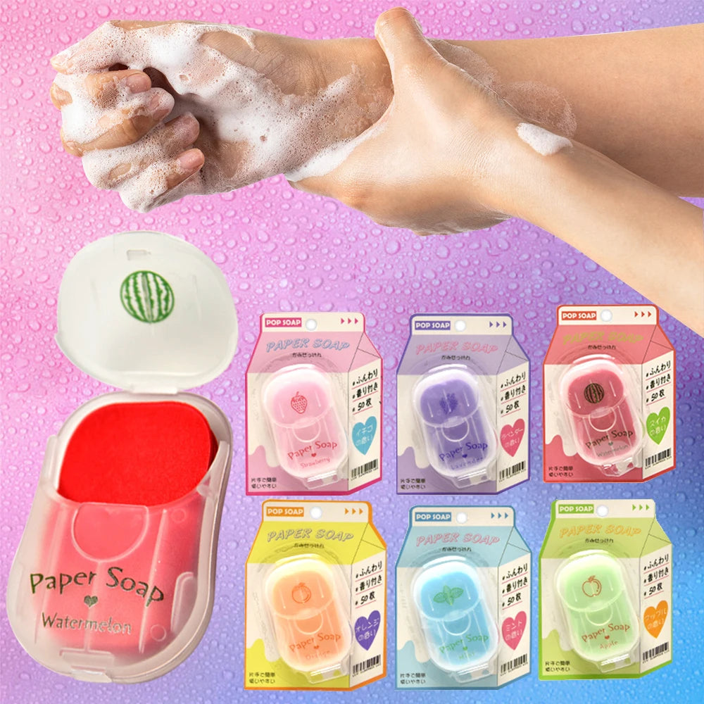 Portable Hand Soap Sheets for Travel – 50 Dissolving Sheets Dissolving Soap Sheets Oasis Select