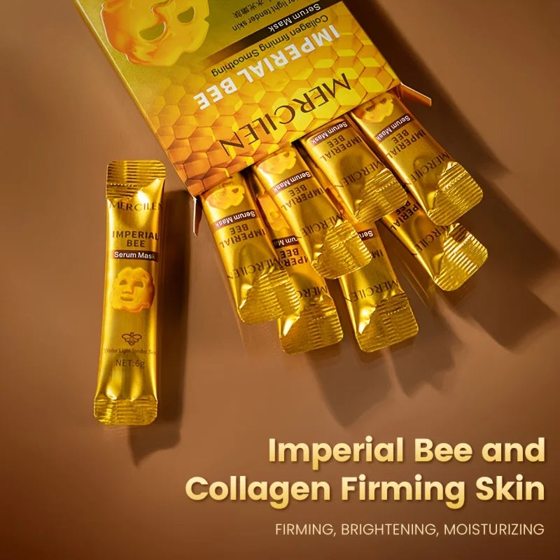 10-Pack Bee Peel-Off Face Masks – Anti-Aging & Moisturizing Peel-Off Face Mask Oasis Select