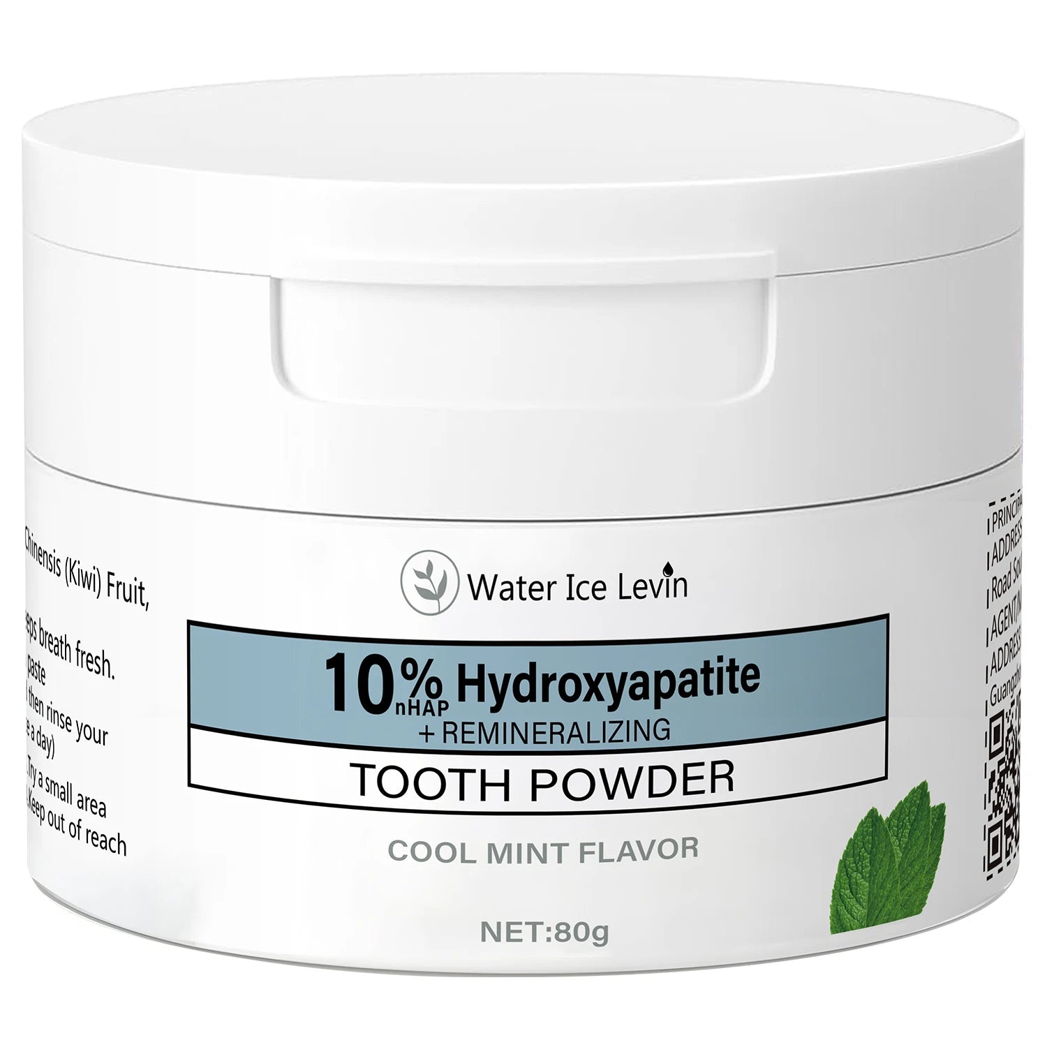 Charcoal & Hyaluronic Acid Tooth Powder – Cool Mint 80g Charcoal Tooth Powder Oasis Select WHITE Option 1