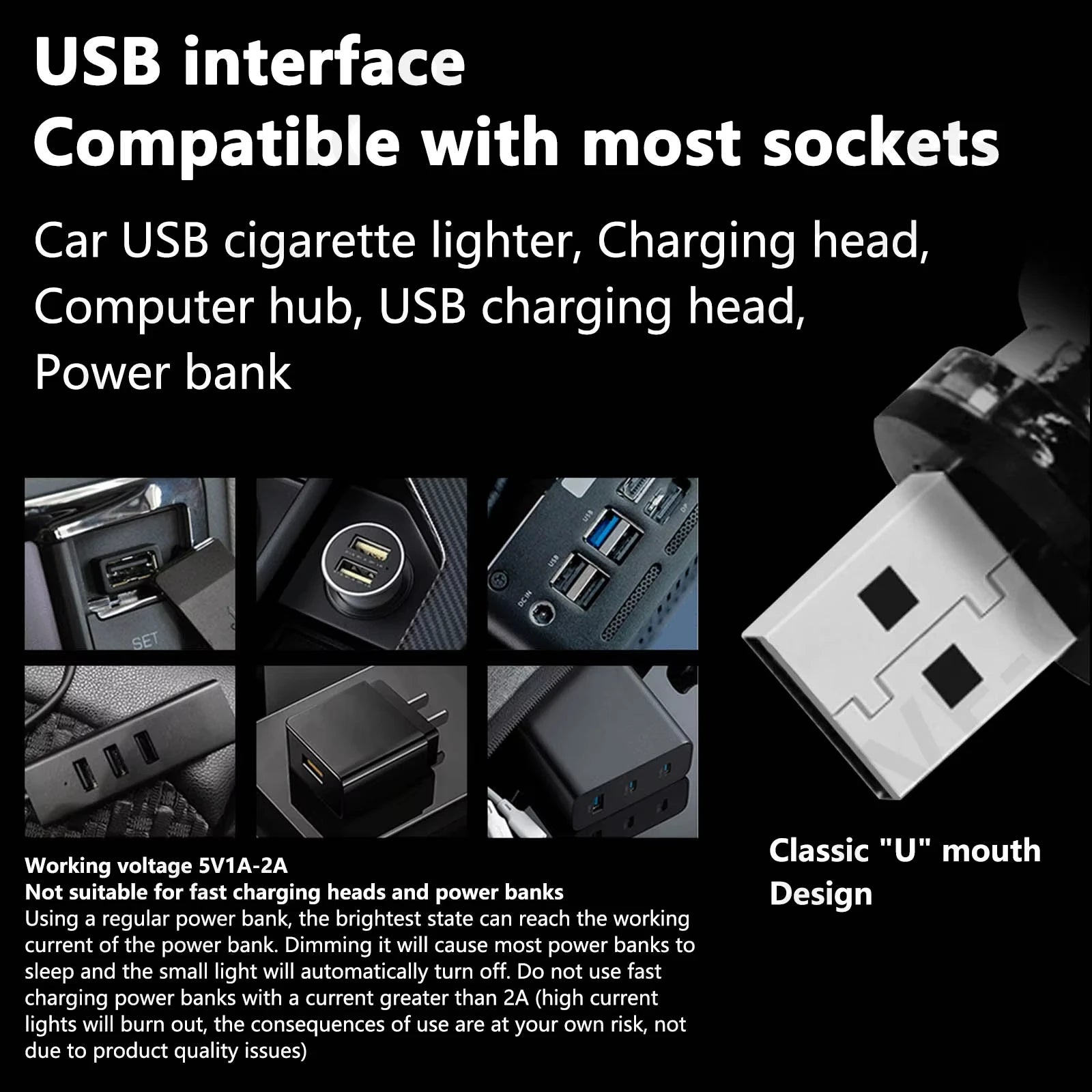 USB LED Filament Atmosphere Night Light | Touch Control Glass Lamp