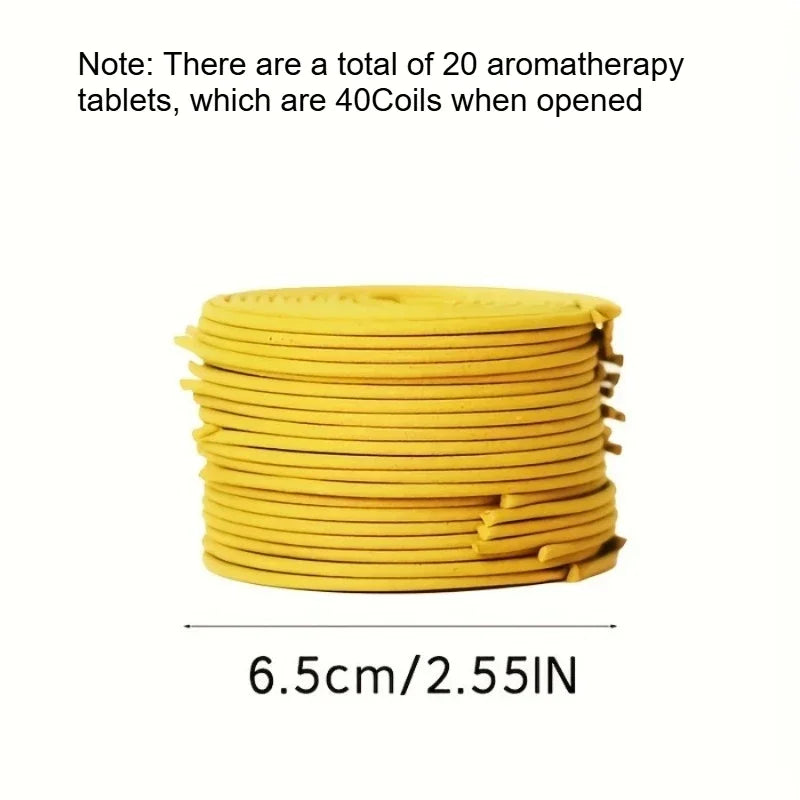 Mixed Fragrance Incense Sticks Spiral Shape Coil Incense Lemon Rose Jasmine Lavender Orange, 3-4 Hours Burn Time, Mild Fragrance Oasis Select Jasmine