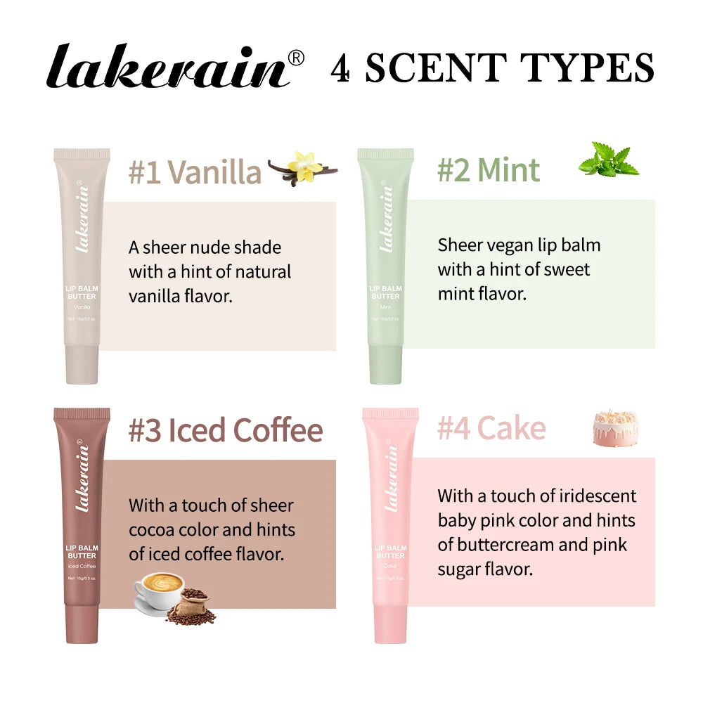 Butter Lip Balm Long Lasting Nourishes Moisturizes Soothes Lips Jelly Lip Gloss Oil Beautifying Smoothing Lip Care Balm Makeup Oasis Select
