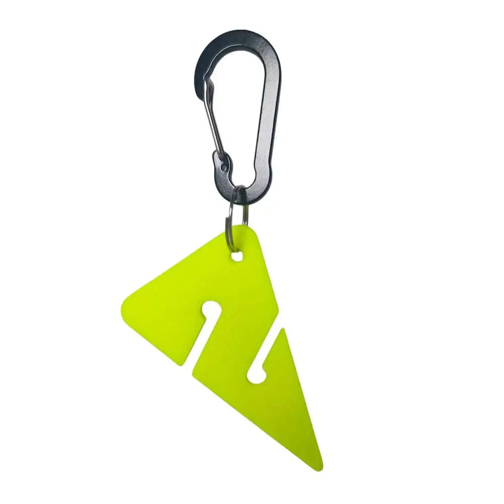 1/2pcs Diving Line Arrow Key Ring Cave Diver Keychain with Carabiner Hook Oasis Select yellow 1pc