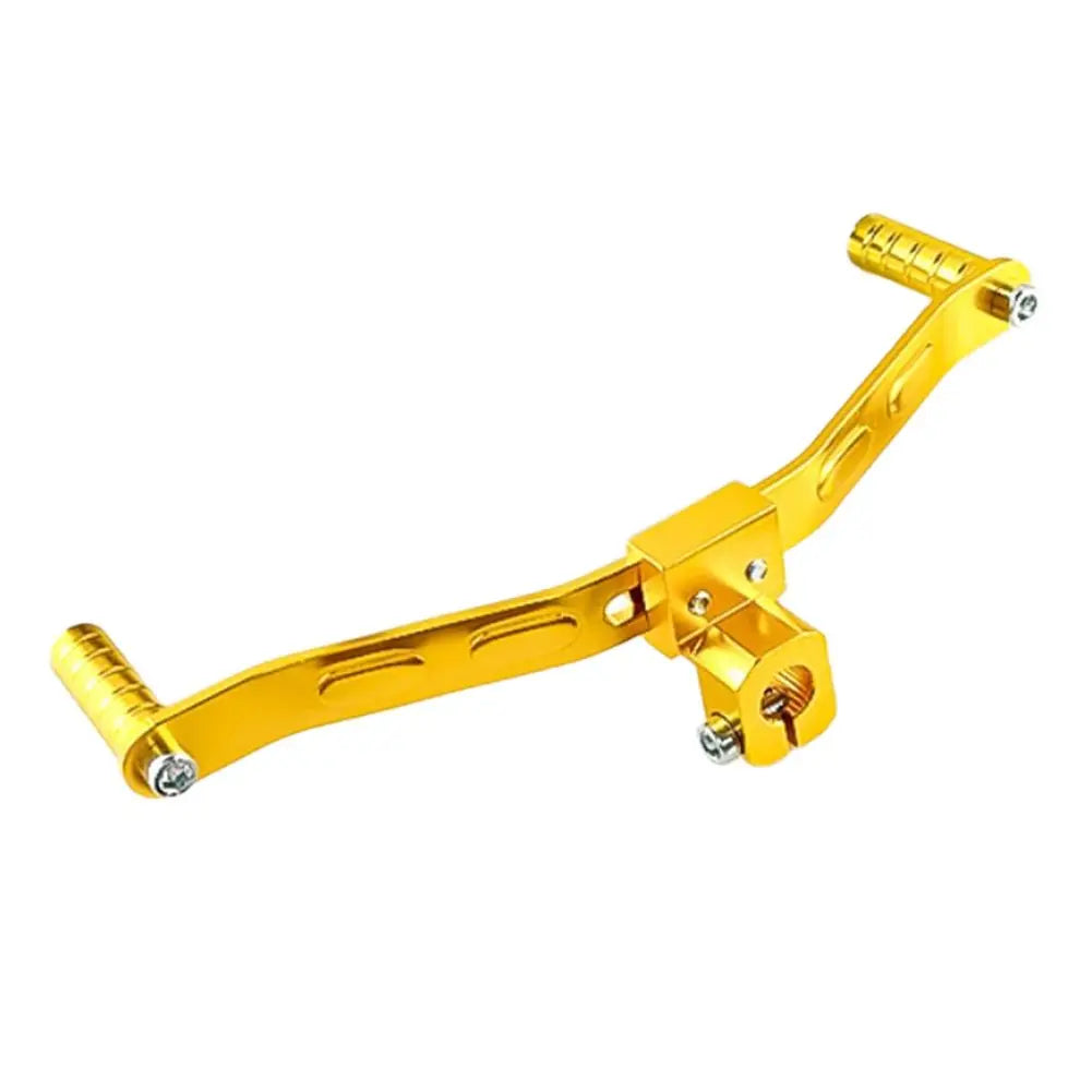 For Motorbike Aluminum Gear Shift Lever Dual/2 Way Footrest Replacement Compatible with Various Motorcycle Models Oasis Select gold