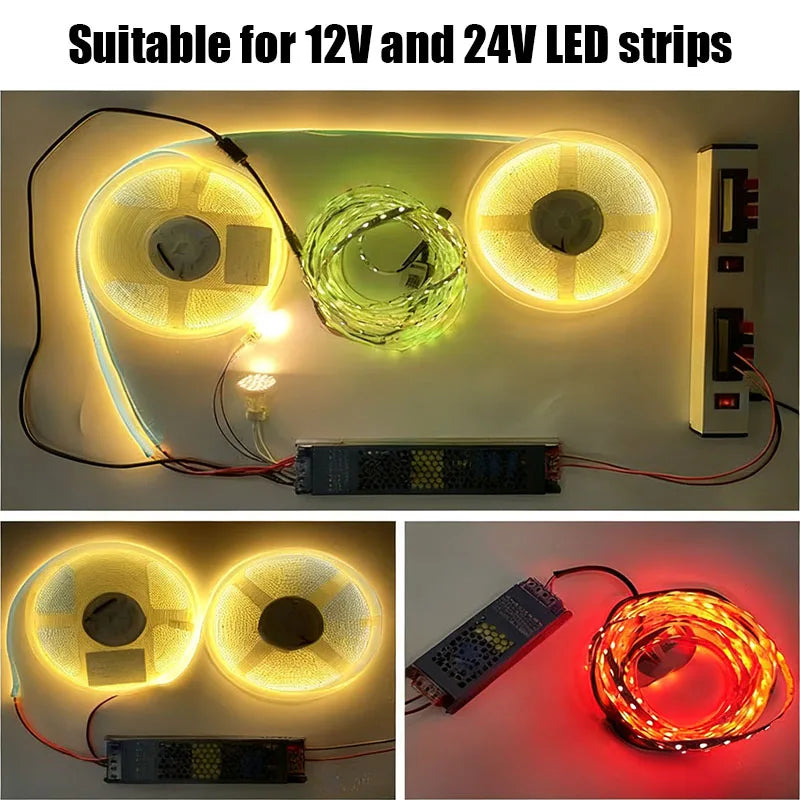 DC Power Supply 12V 24V AC 220V TO DC 12V 24V 60W 100W 150W 200W 300W 400W Power Supplies Transformer LED Driver LED Strip Light Oasis Select