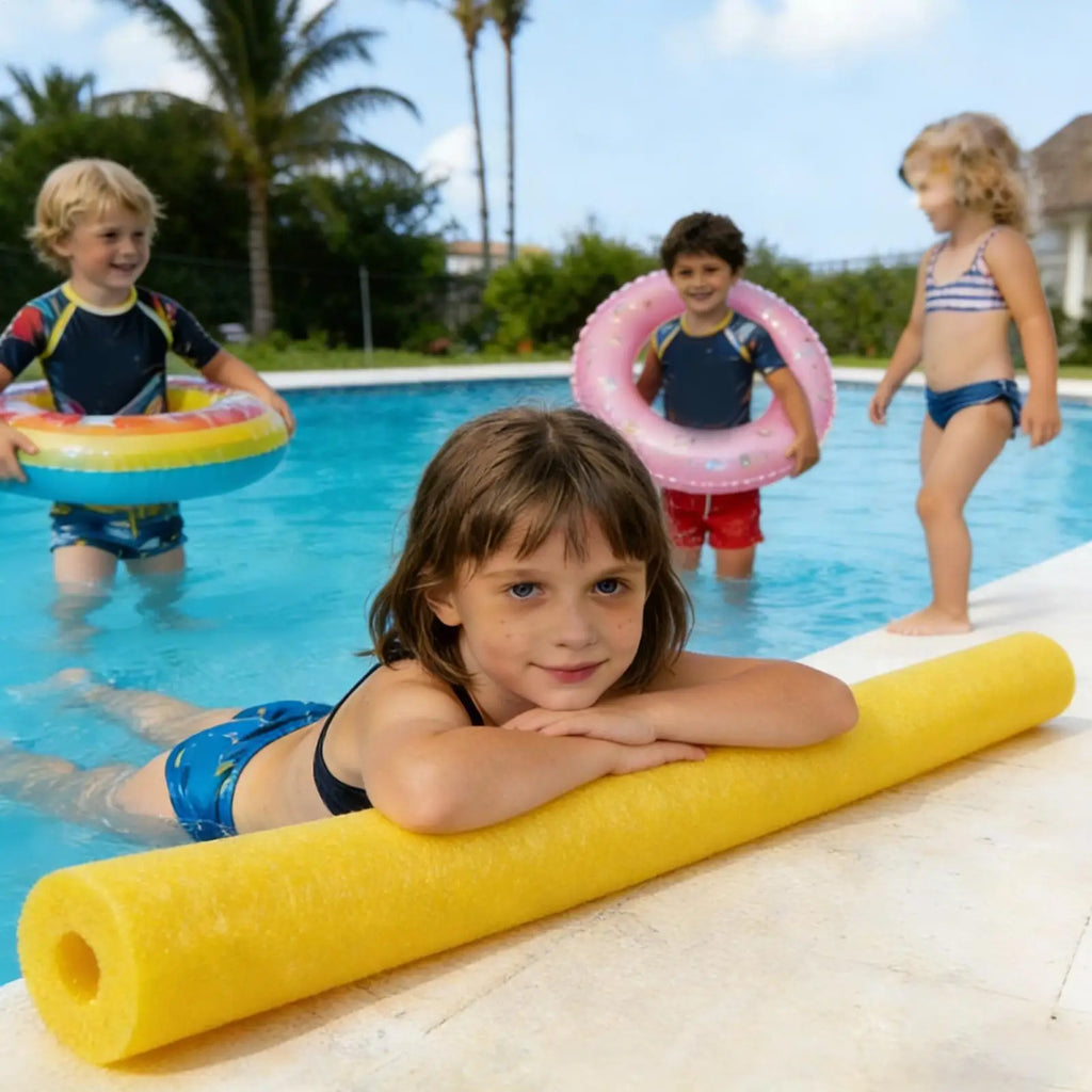 Pool Noodles Foam Tube Floating Hollow Large Colorful Exercise Aid Pool Noodles Tube for Aerobics Craft Projects Parties Water Oasis Select