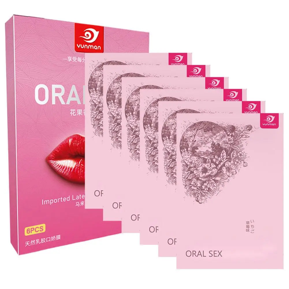Fruit Flavor Ultra-Thin Oral Sex Dental Dam Film – 1 or 2 Pack Oral Sex Barrier Film Oasis Select