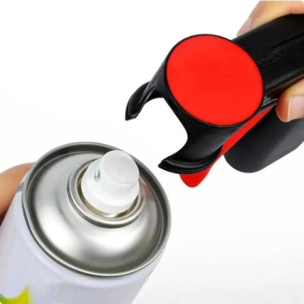 Polishing Paint Spray Gun Adaptor Instant Aerosol Trigger Handle with Full Grip Lock Universal Fit Cars Maintenance Care Tool Oasis Select