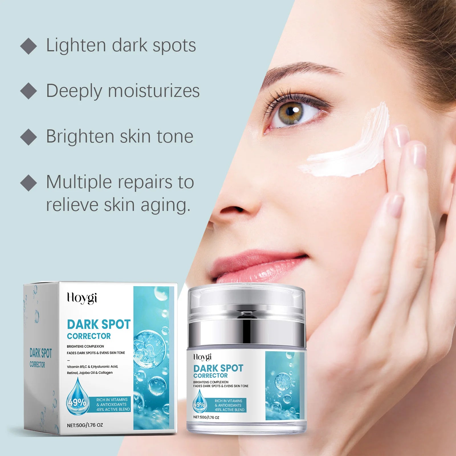 Hoygi Retinol Face Cream – Dark Spot & Brightening 50g Retinol Face Cream Oasis Select
