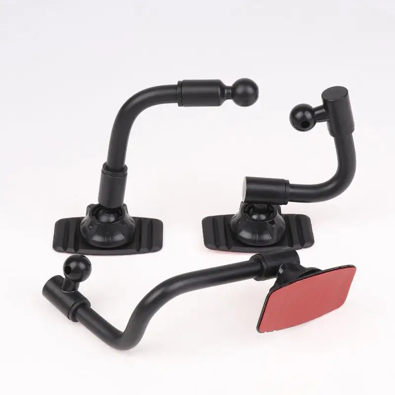 Mobile Phone Car Mount Stand with 17mm Ball Head Arm, Ideal for Dashboard and Windshield, Comes with Nano Glue Sticker Base Oasis Select