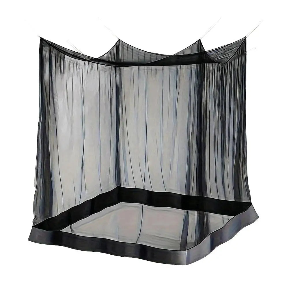 Outdoor Camping Mosquito Net Large White Breathable Insect-Proof Protective Tent Portable Bedroom Bed Curtain Oasis Select Black