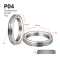 Silver Bicycle Part Repair Parts For Bicycle Bowl Set Bearing Peilin Shaft Steel Silver Bike Accessories 38/39/41/44/49/52mm Oasis Select P04