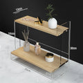 Bathroom Vanity Shelf Cosmetics Shelf Bathroom Vanity Skincare Desktop Storage Box Bathroom Organizer Oasis Select 35x20x28cm