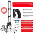 Multi-functional Climbing stairs, hand-pulled cart, luggage cart, trolley cart, small pull cart, folding small trailer Oasis Select dpk-c