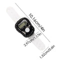 Finger Counter Clicker LCD Digital Display Finger Counter Resettable Lap Record Ring Manual Knitting Row Tally Ring For Golfer Oasis Select Black