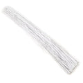 100Pcs 40cm Floral Wire Stems Paper Covered DIY Crafts Paper Floral Wire Iron Wire Flower Making Accessory Home Decor Oasis Select White