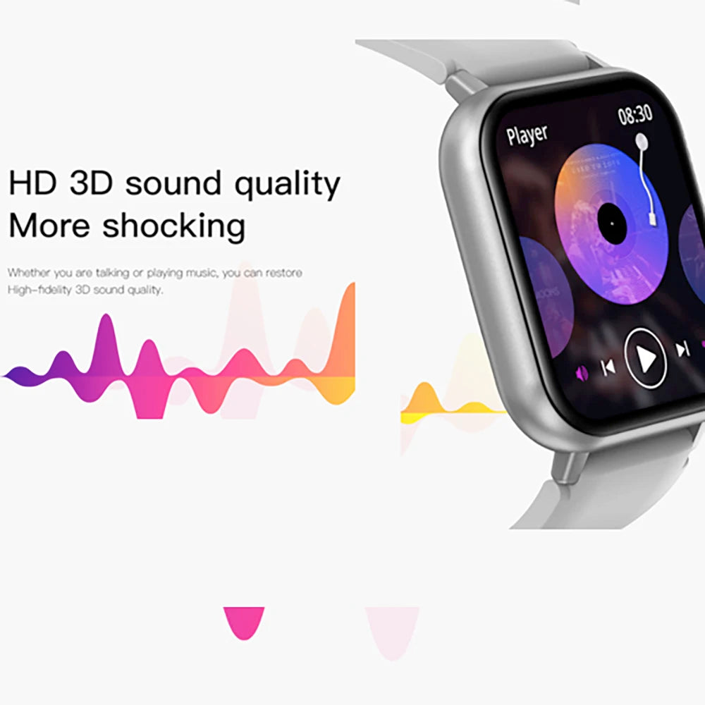 Blue Tooth Call Women Smart Watch 24H Health Monitor 100+ Sport Modes Waterproof Music Men Lady Smartwatch Information Push Oasis Select