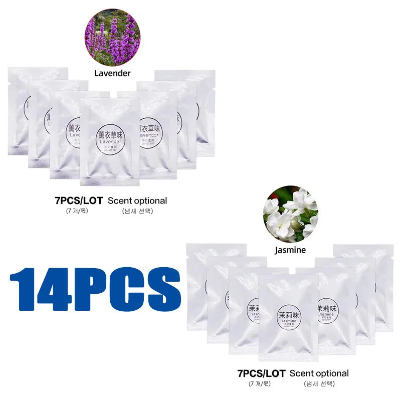 7-21pcs Solid Car Perfume Supplement Tablet Flavor Car Air Conditioner Vent Good Smell Scent Pads Car Refill For Auto Air Outlet Oasis Select 14pcs Mix