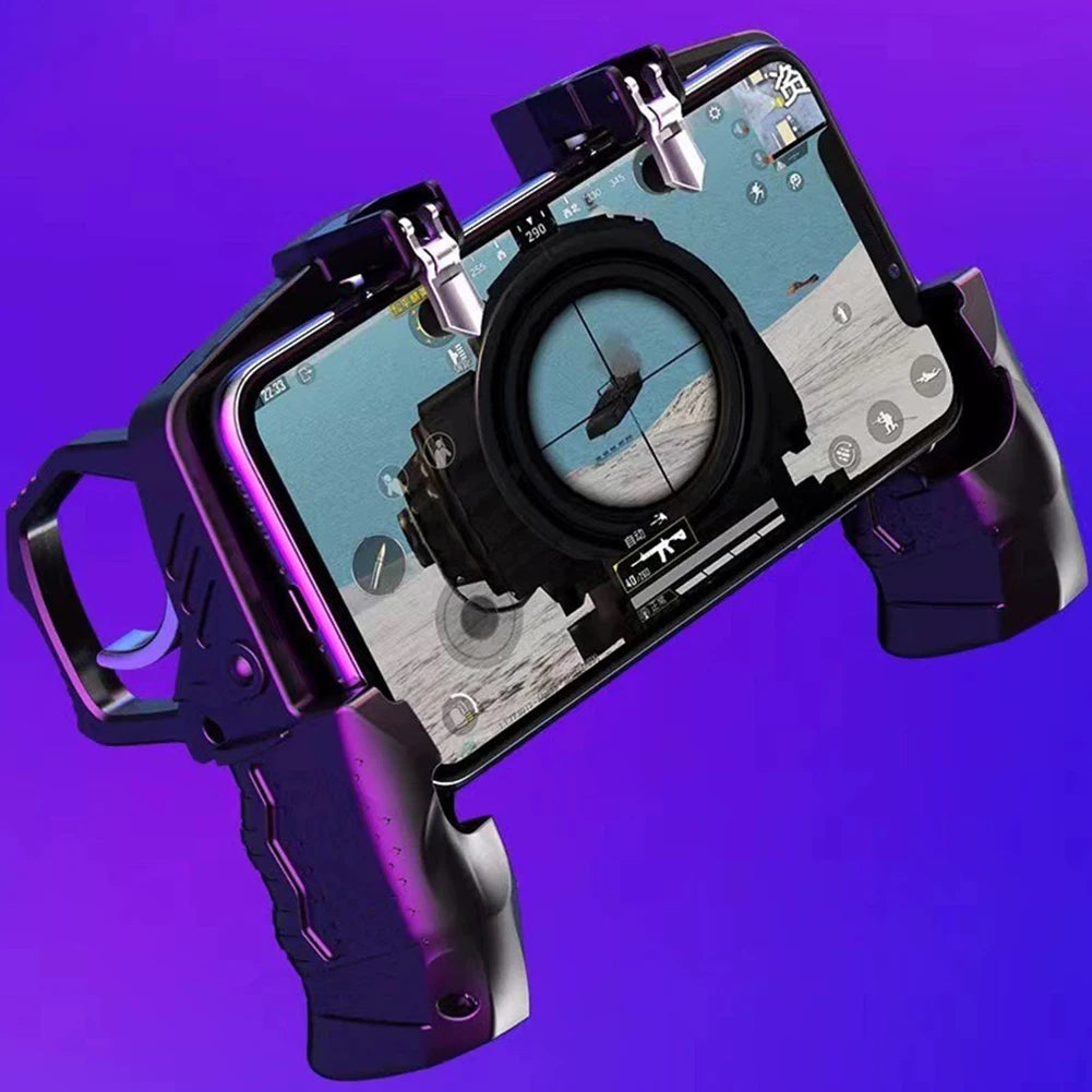 4-Finger Mobile Game Controller Trigger Grips | iOS & Android