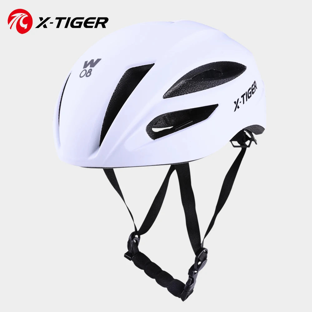 X-TIGER Cycling Helmet Lightweight One-piece Helmet Breathable With Magnetic Goggles Head Safety Helmet MTB Road Bike Helmet Oasis Select White