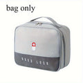 1pc Grey Household Medical Emergency Kit Portable Large Capacity Portable Multifunctional Layered Storage Kit Oasis Select GRAY