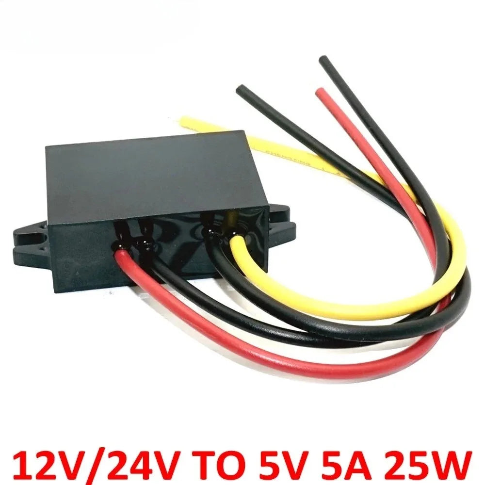 24V to 5V 12V to 5V 8-36V to 5V 3A-10A Switching Power Supply DC DC Power Converter Step Down for Car LED Oasis Select