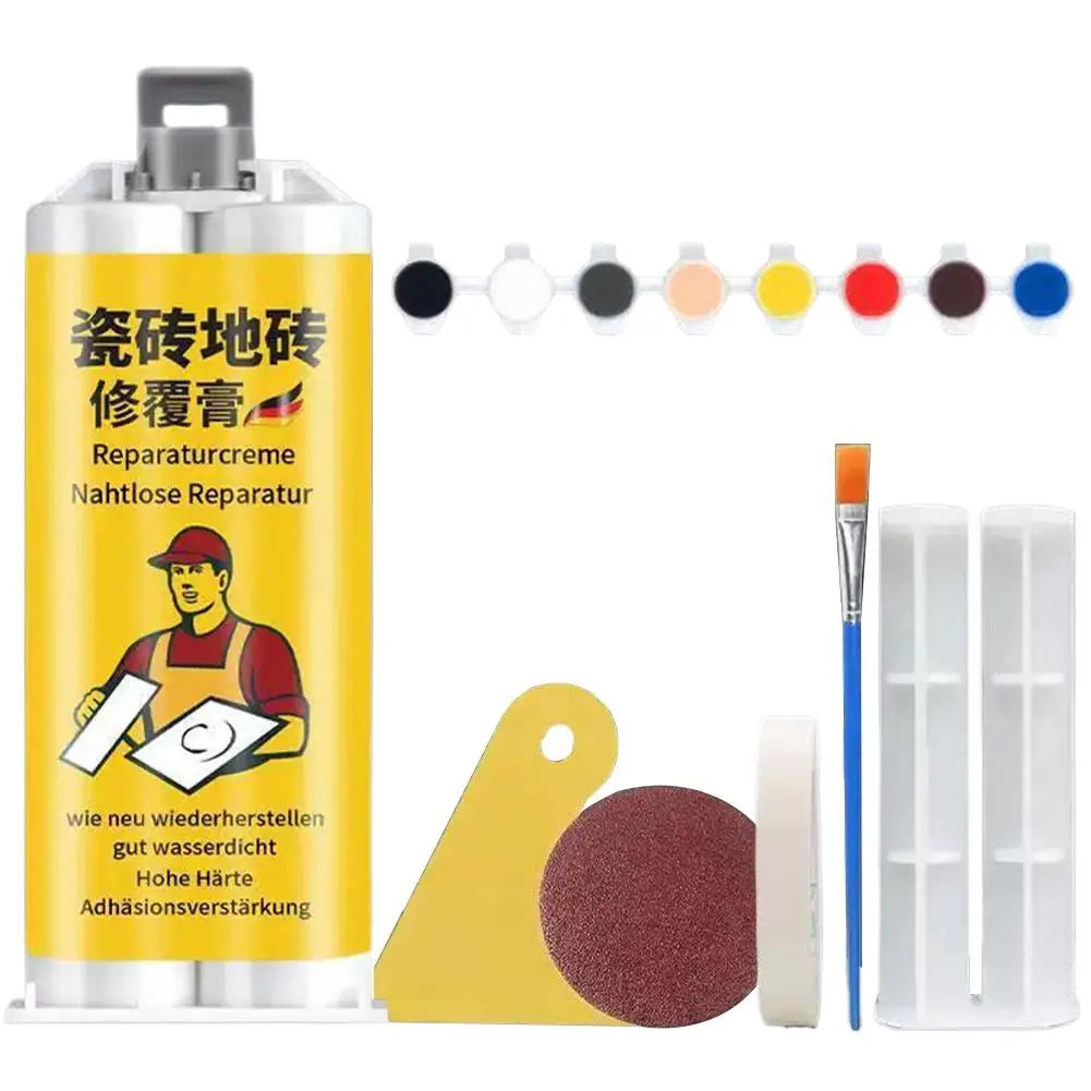 Tile & Stone Crack Repair Kit – Waterproof Grout Filler Paste
