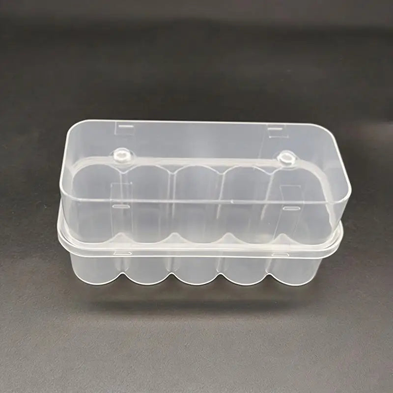 SUSU 20mL 10-Slot Vial Storage Case Plastic Clear Microtube Storage Box Stackable Freezer Tube Box Refrigerator Organizer Oasis Select
