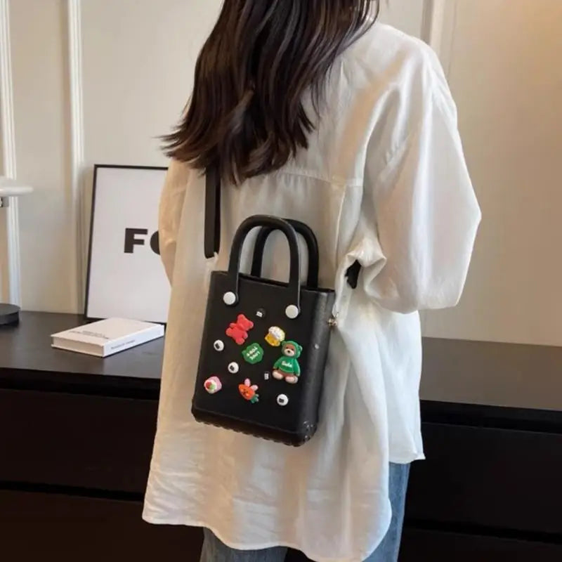 Women Mini Tote Bag EVA Flexible Bag Practical for Vacation Office and Travel Shopping Oasis Select