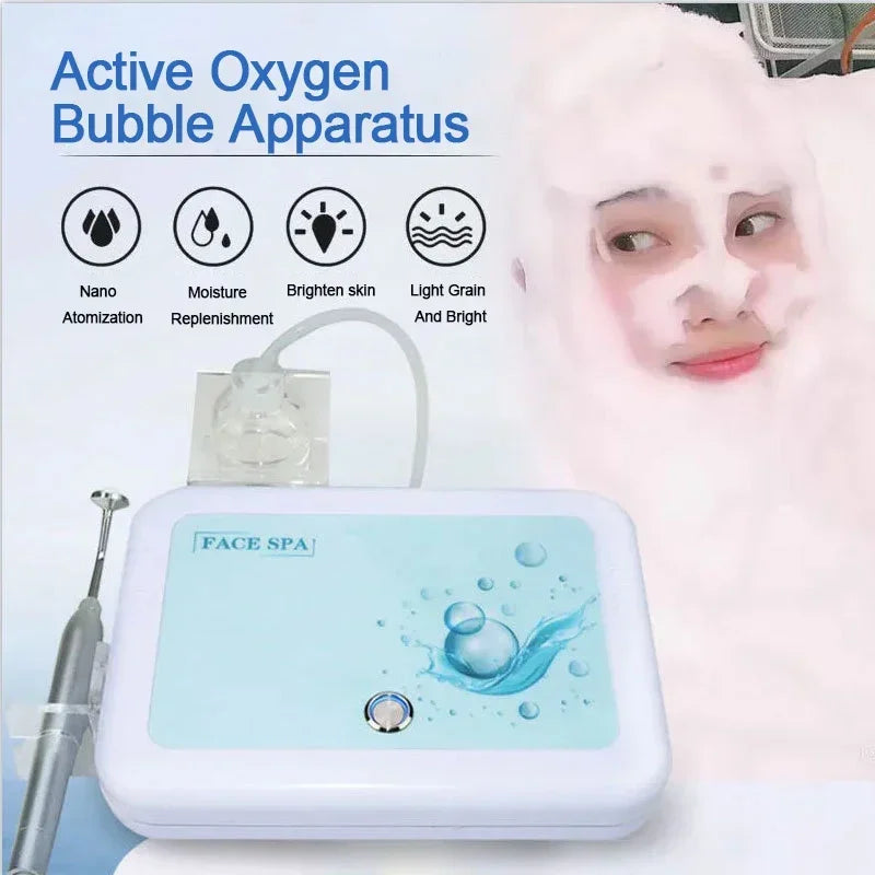 400ml Magic Oxygen cleansing Bubble Machine water For Whole Body Whitening Rejuvenating Skin Cleaning Mite Removing Essence Oasis Select