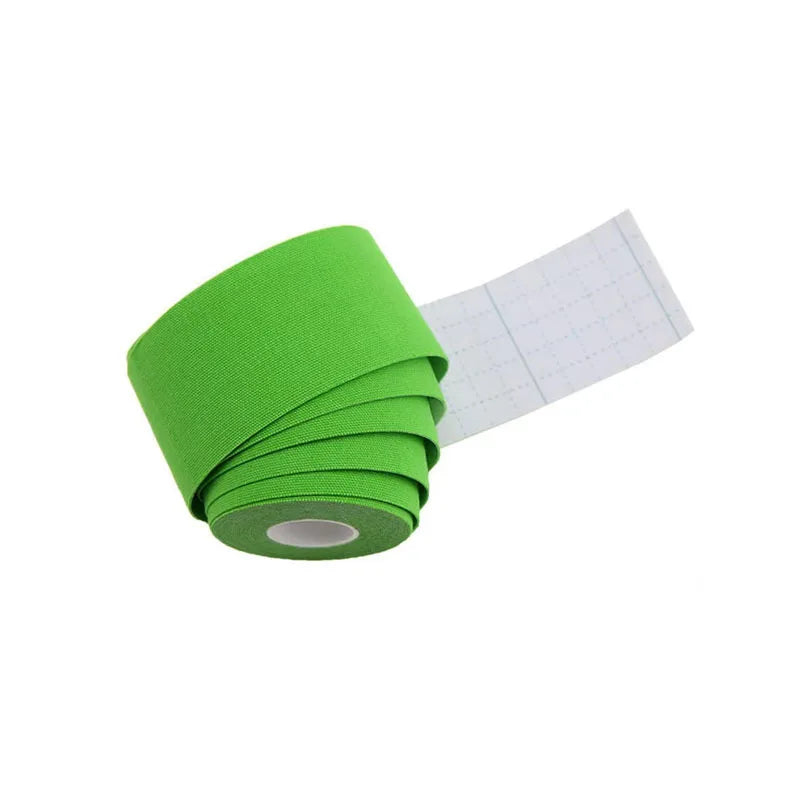 1pcs Kinesiology Tape Roll Cotton Elastic Adhesive Muscle Bandage Strain Injury Support Neuromuscular Sport Kinesiotape Oasis Select Light green 7.5cm