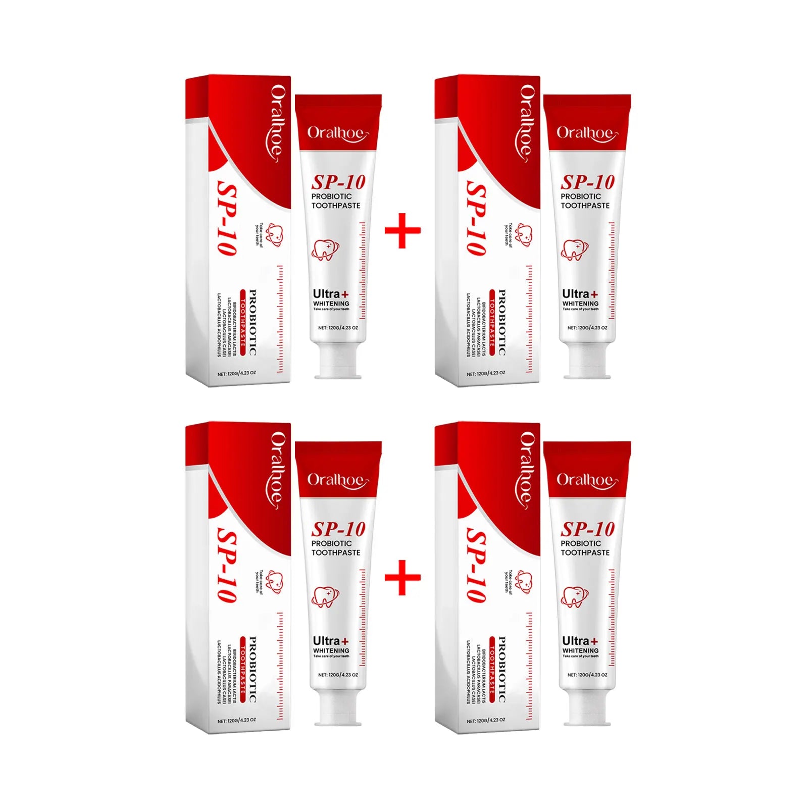 Mild Probiotic Toothpaste Fresh Breath Remove Plaque Stains Deep Clean Dental Oral Hygiene Teeth Brightening Toothpastes 120g Oasis Select 120g Boxed X 4PCS