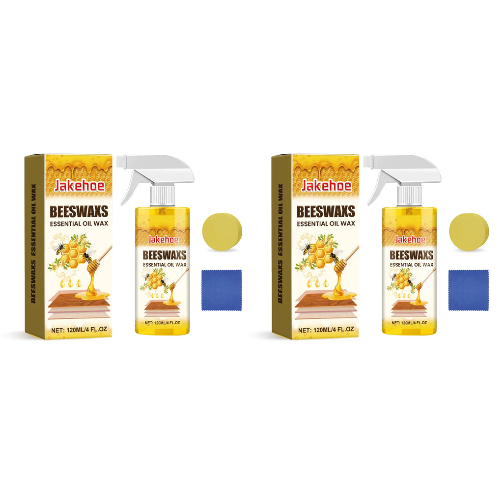 Natural Beeswax Furniture Polish Spray | Wood Care & Shine