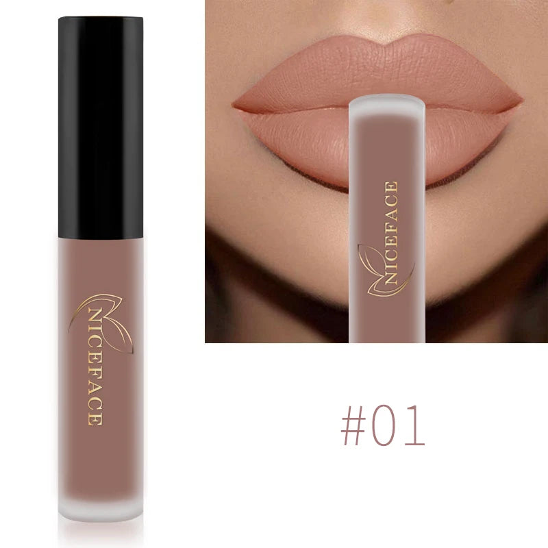 QiBest Matte Liquid Lipstick – Waterproof Long-Lasting Lip Gloss