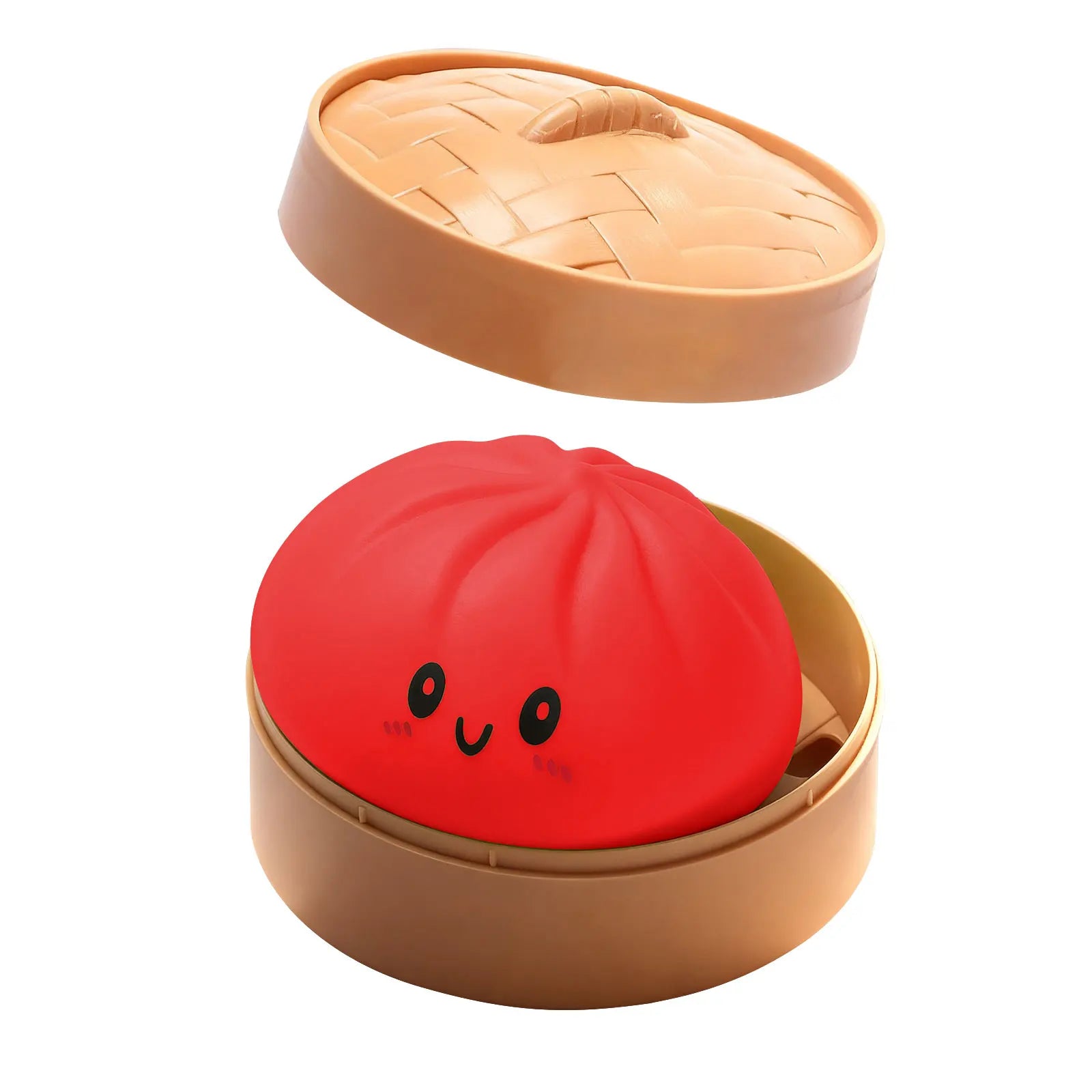 Colorful Dumpling Slow Rebound Soft Pinch Decompression Kawaii Squeeze Office Desk Decor Home Office Desktop Ornaments Oasis Select 01 Red